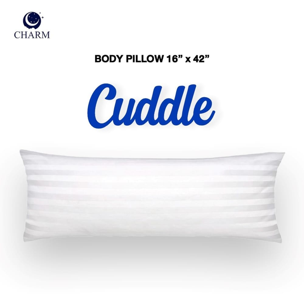 หมอน BODY CHARM รุ่น CUDDLE ขนาด 16" X 42" สีขาว